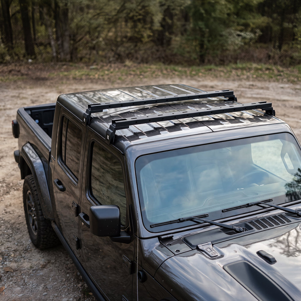 2PCS Roof Rack Cross Bars for Jeep Wrangler & Gladiator