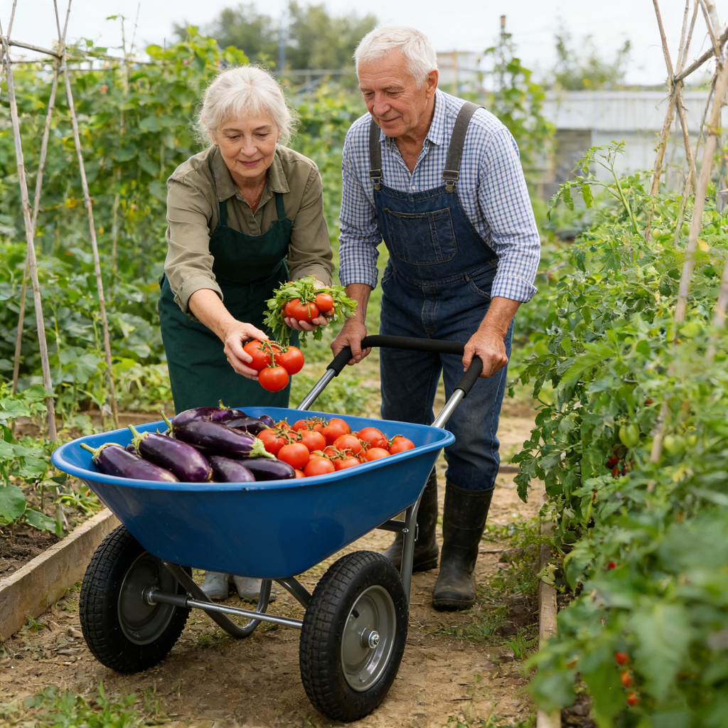 Two Wheeled Trolley Wheel Barrow