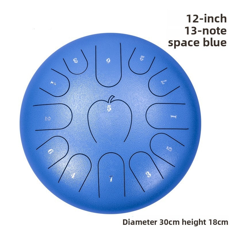 Steel Tongue Drum12 Inch13 Note A Pple Style