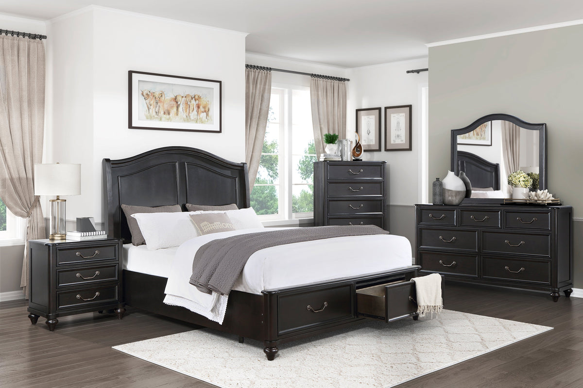 Charcoal Nightstand
