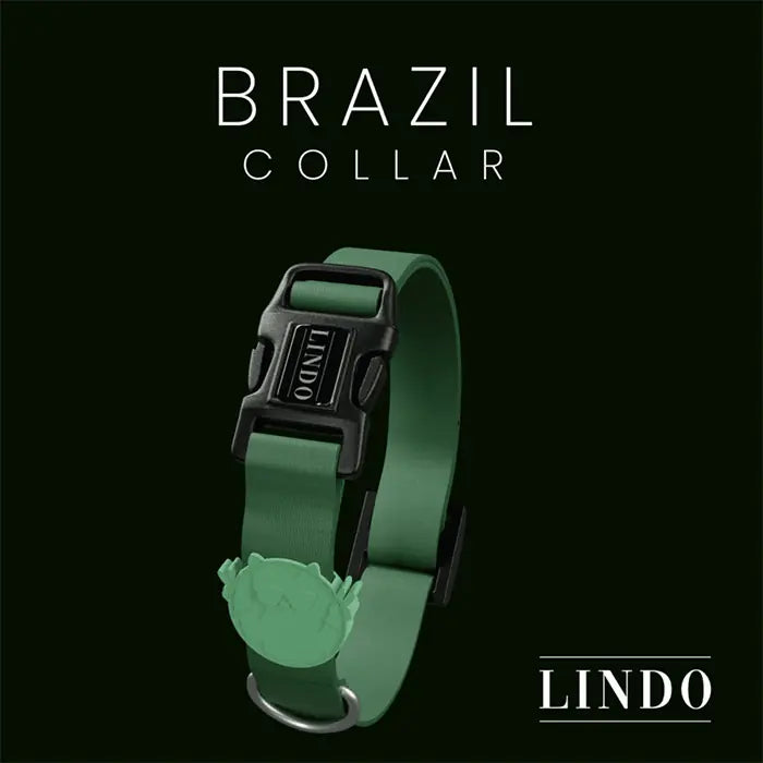 Lindo Brazil Dog Collar Large Adjustable 46-70cm