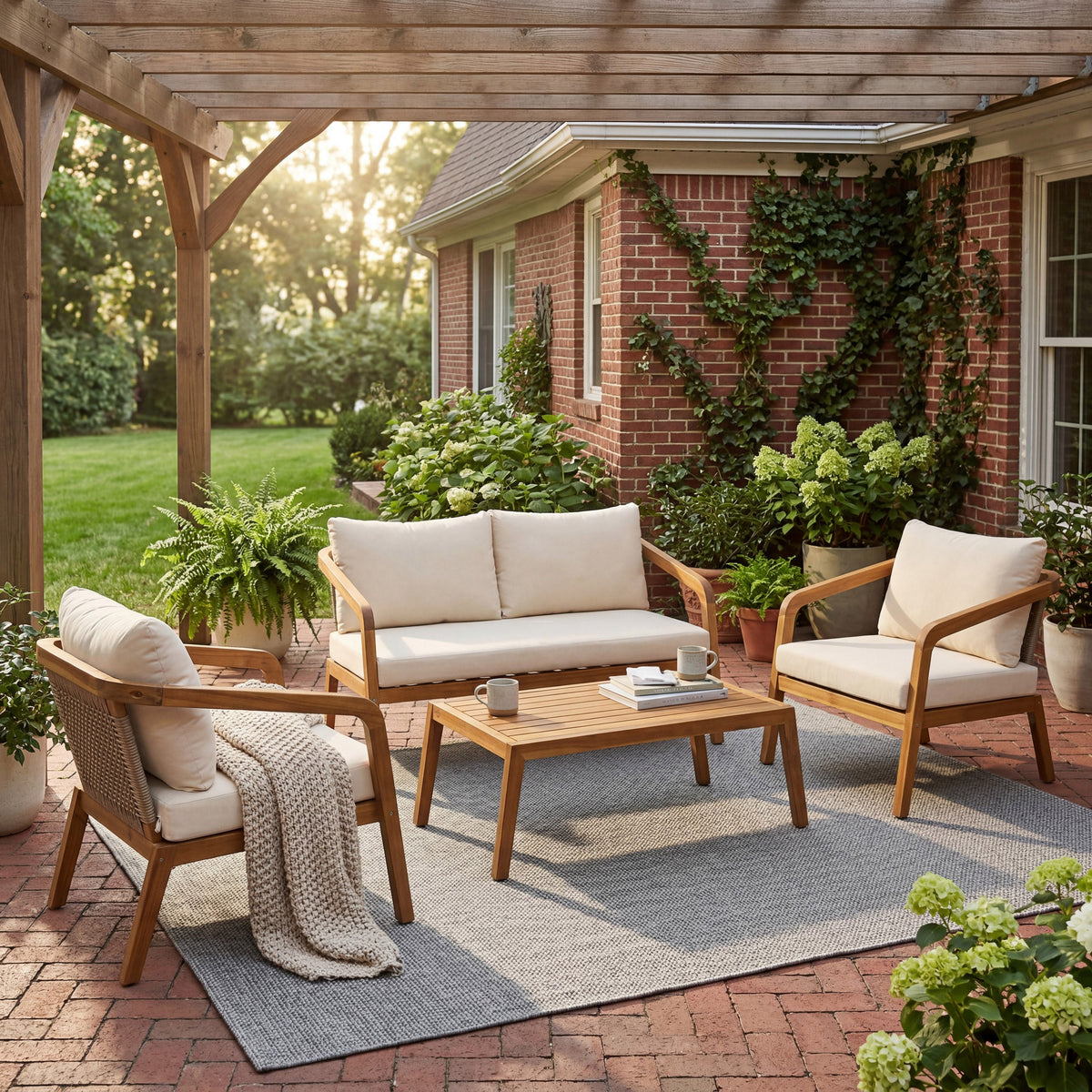 4-Piece Outdoor Patio Furniture Set