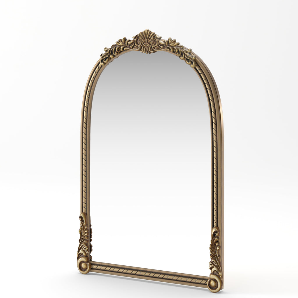 37" Arch Vintage Relief Mirror