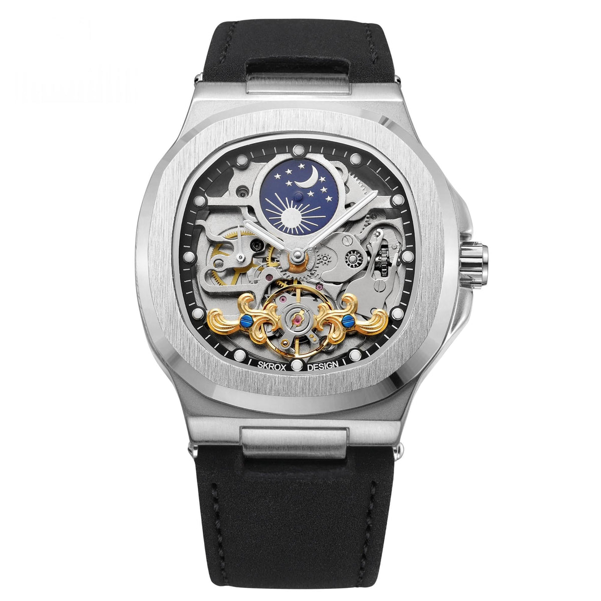 Full-automatic Mechanical Tourbillon Hollow Men's Watch