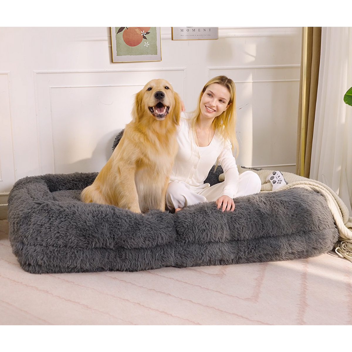 Human Dog Bed - 5-Position Adjustable Lazy Sofa