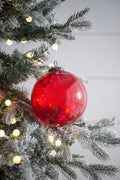 6" Mercury Antiqued Glass Ornament
