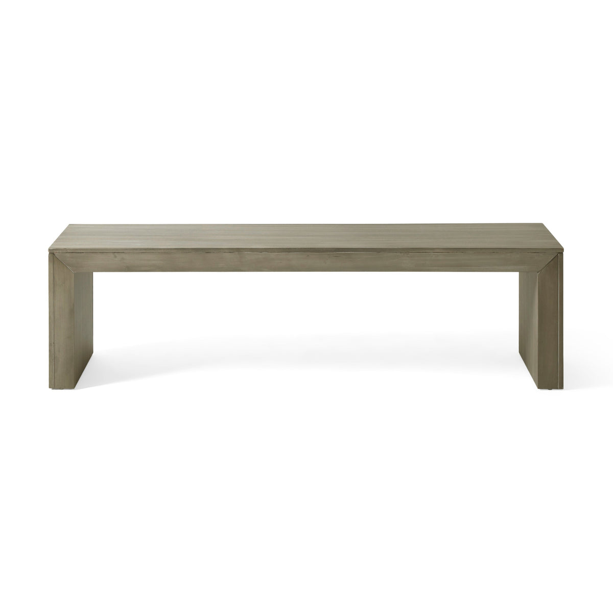 Acacia Wood Dining Bench, Grey+Taupe