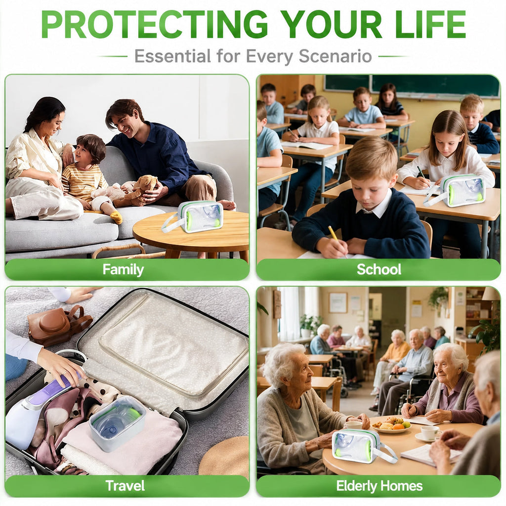 Anti-Choking Device For Adults & Children Air Suction Emergency Kit With Masks Eco-Friendly Multi-Purpose Home School Travel