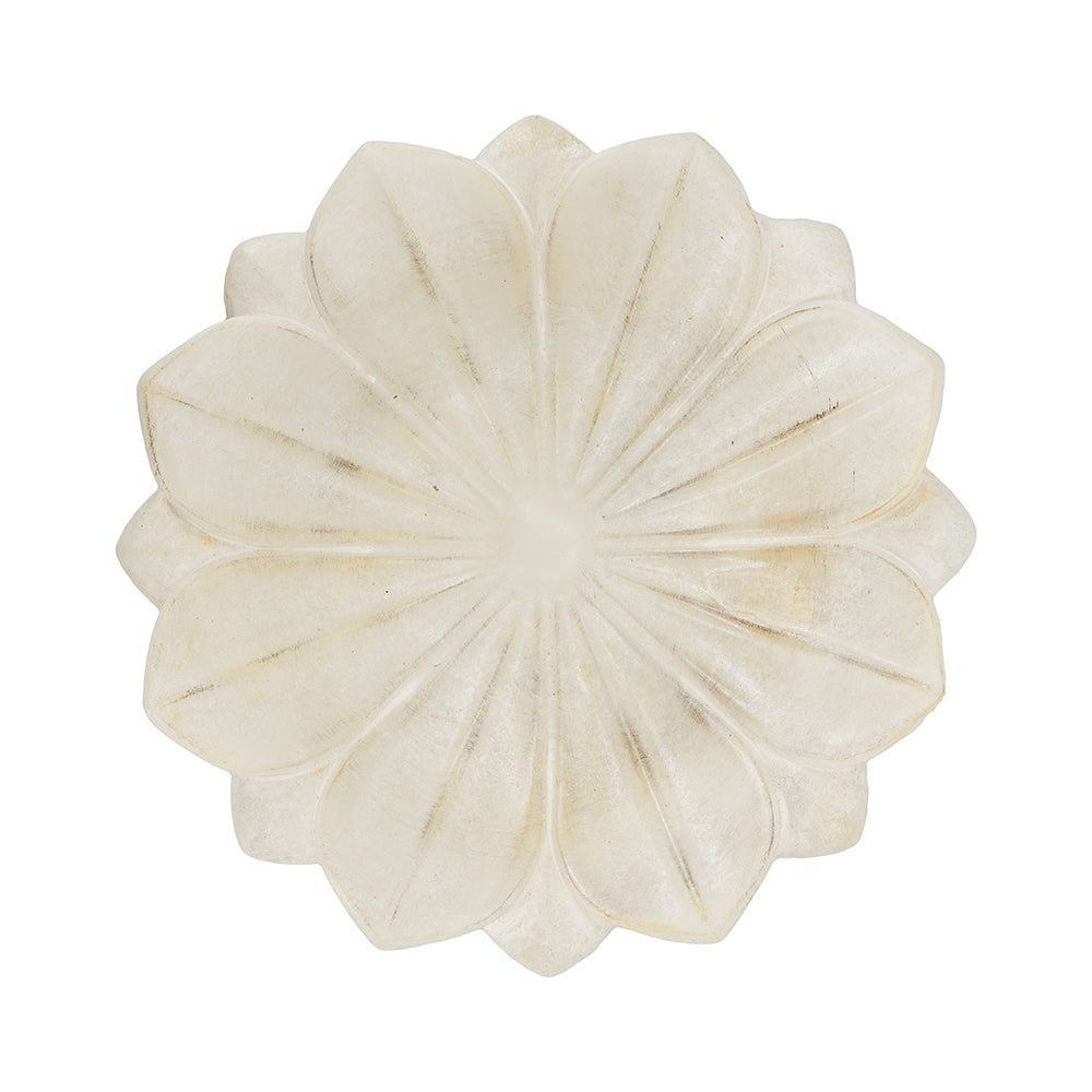 Hand-Finished Lotus Bloom Decorative Bowl