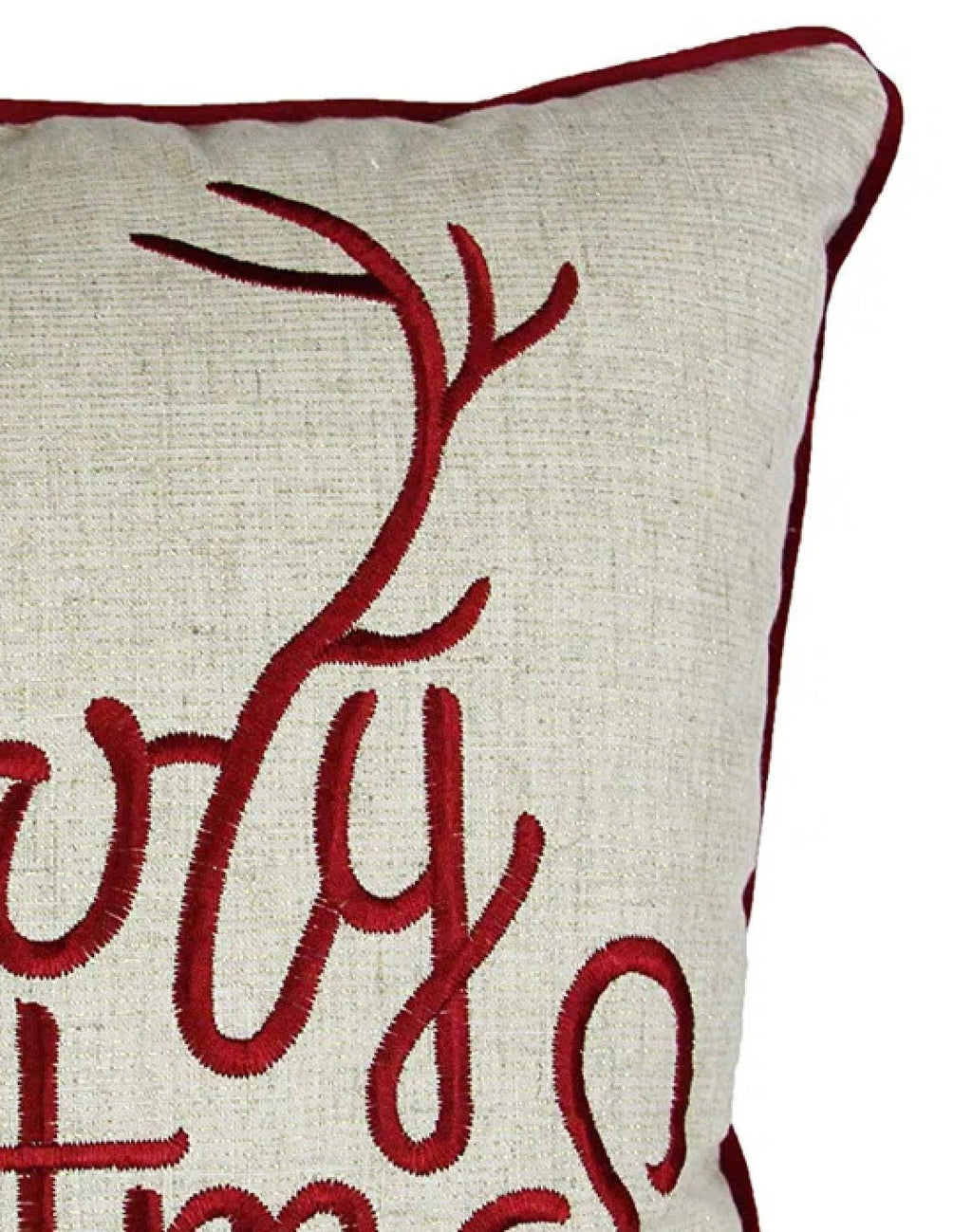 Merry Christmas and Happy New Year Throw Pillow