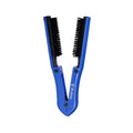 V Brushes Double-Sided Professional V-Style Blowout Brush Blue