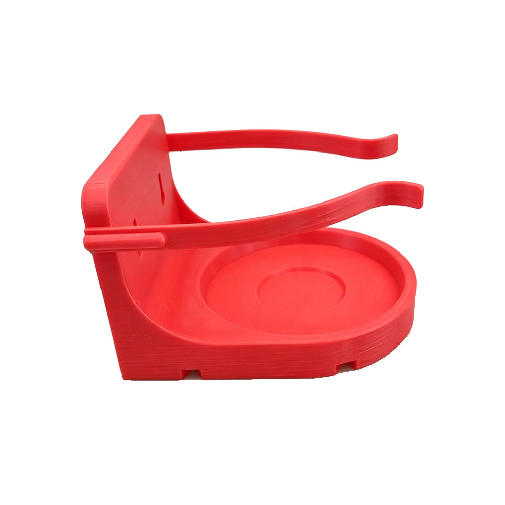 Durable ABS Red Choking Rescue Device Wall Mount Bracket Airway Clearance Tool Storage Holder Single Tier Plastic