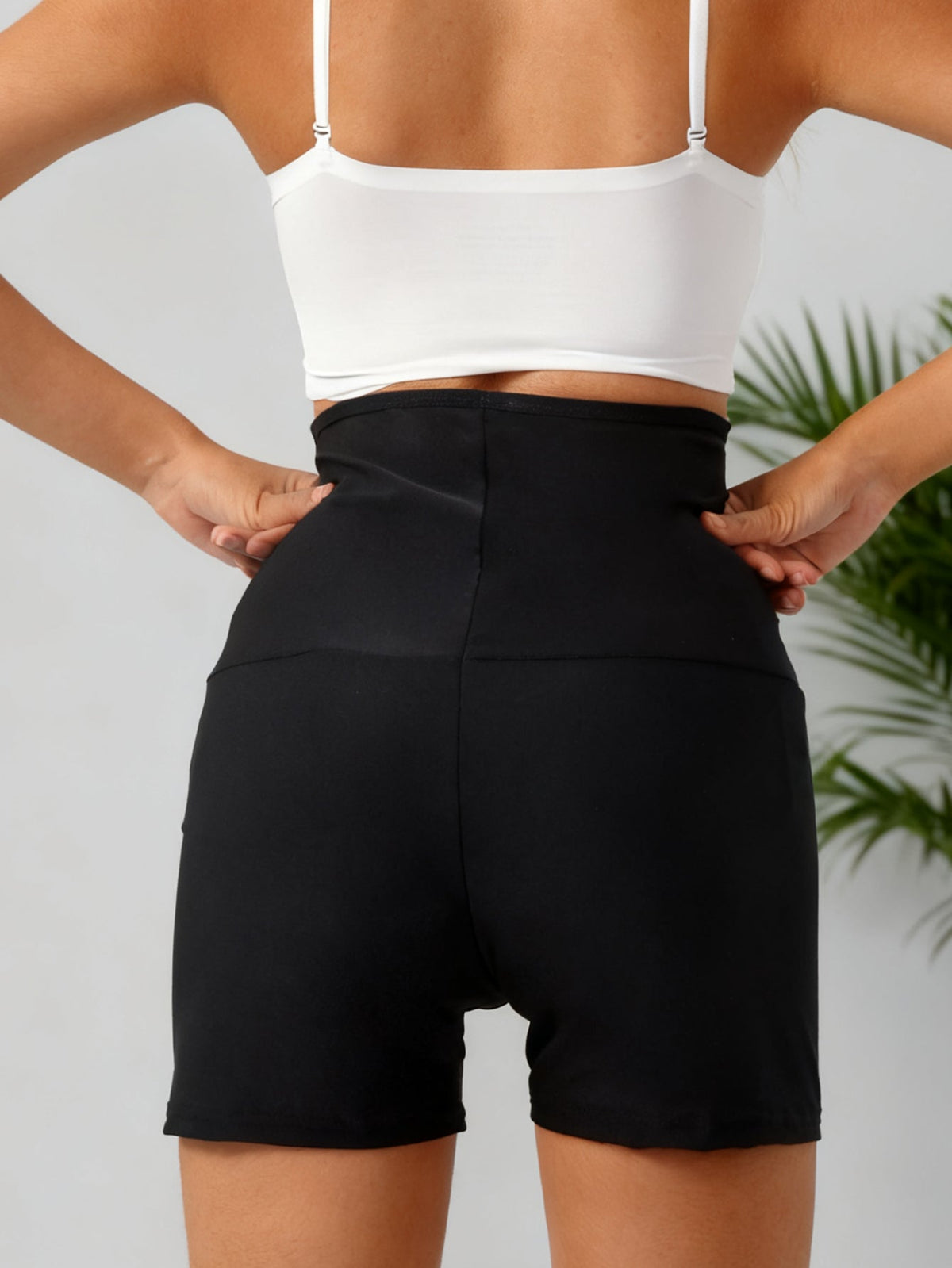 Women Sauna Sweat Shorts, High Waist Tummy Control Compression Workout Shorts, Thermo Body Shaper Waist Trainer For Gym Exercise Fitness