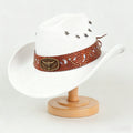 Best-selling European And American style Star studded Leather Jazz Cap