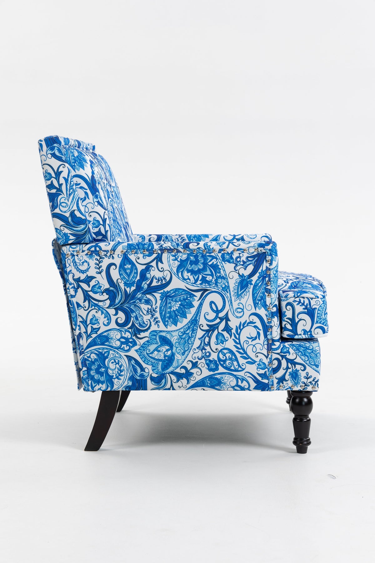 Upholstered Accent Chair, Vintage Armchair