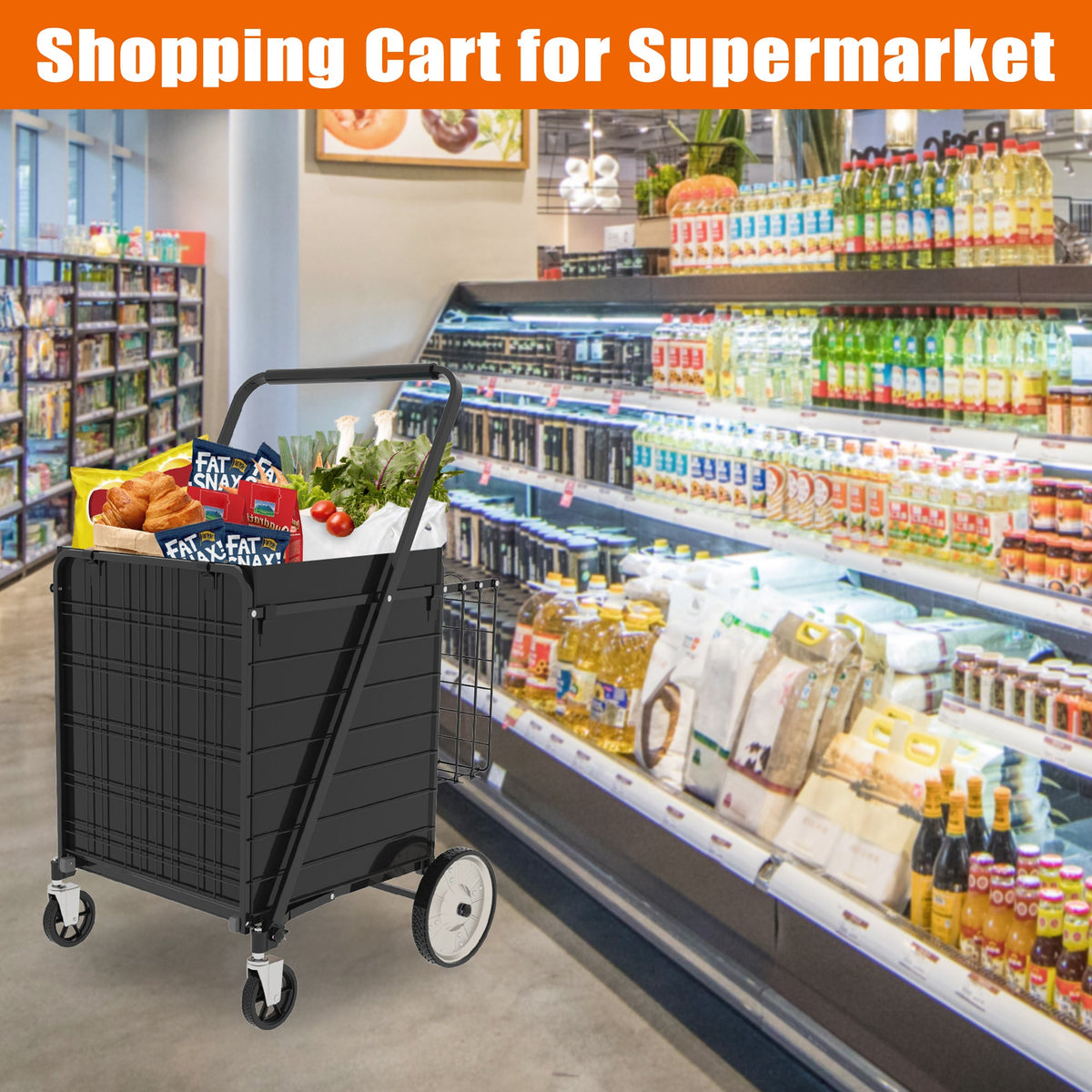 Bigger Super Jumbo Shopping Cart