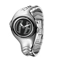 Mens Twisted Vintage Asymmetric Dual-Display Watch