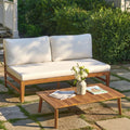 Patio Deep Seating Loveseat with Coffee Table