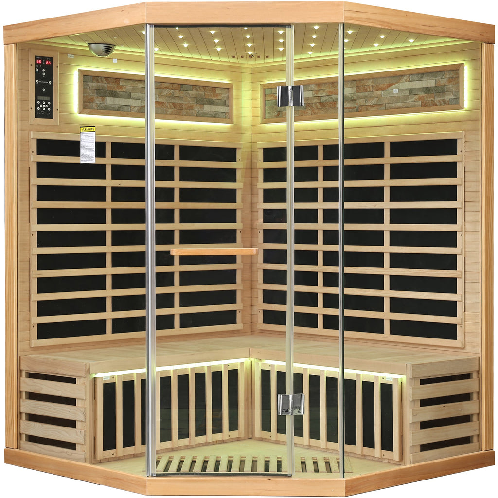 Family Style Pentagonal Sauna Room