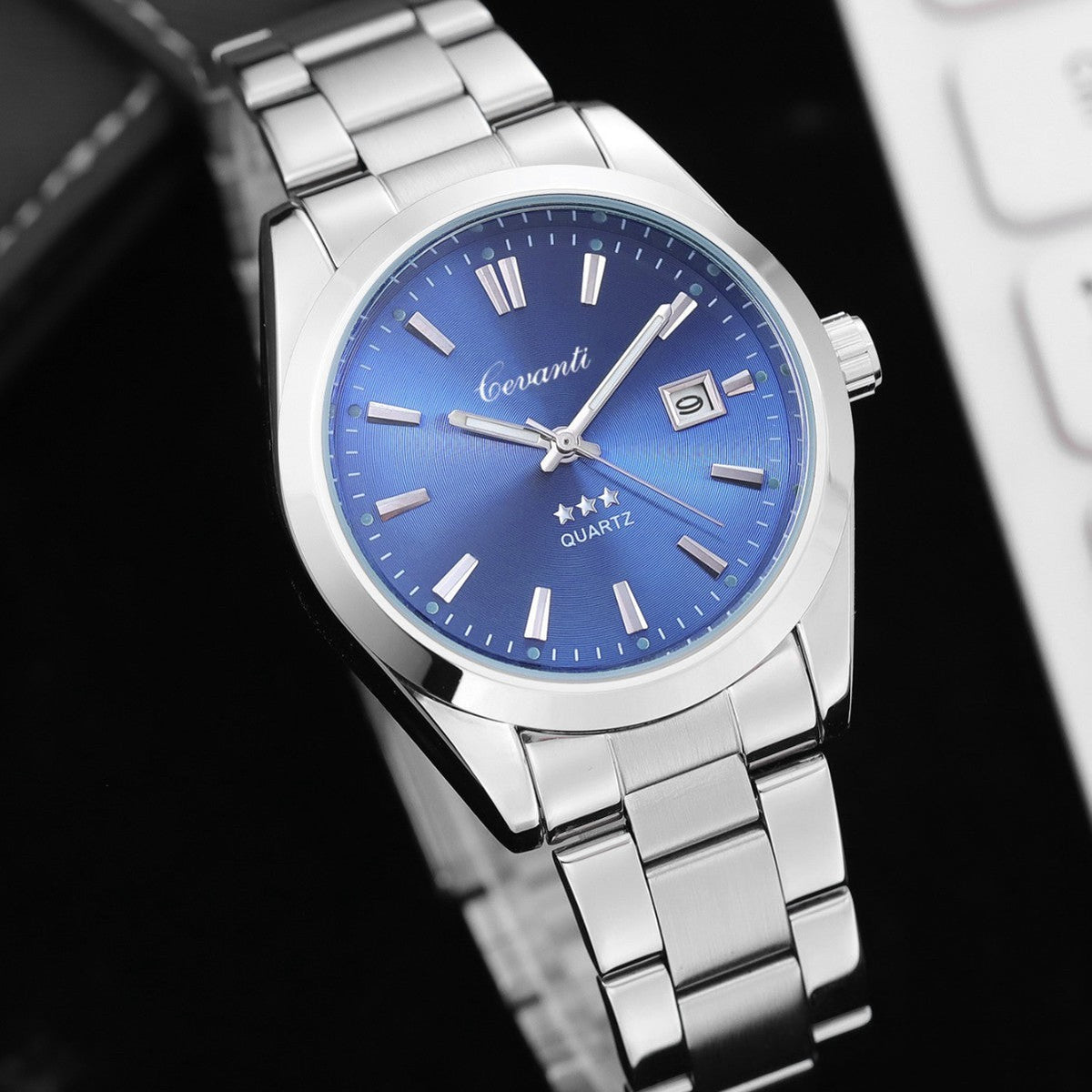 Business Casual Mens Watch With A Steel Strap