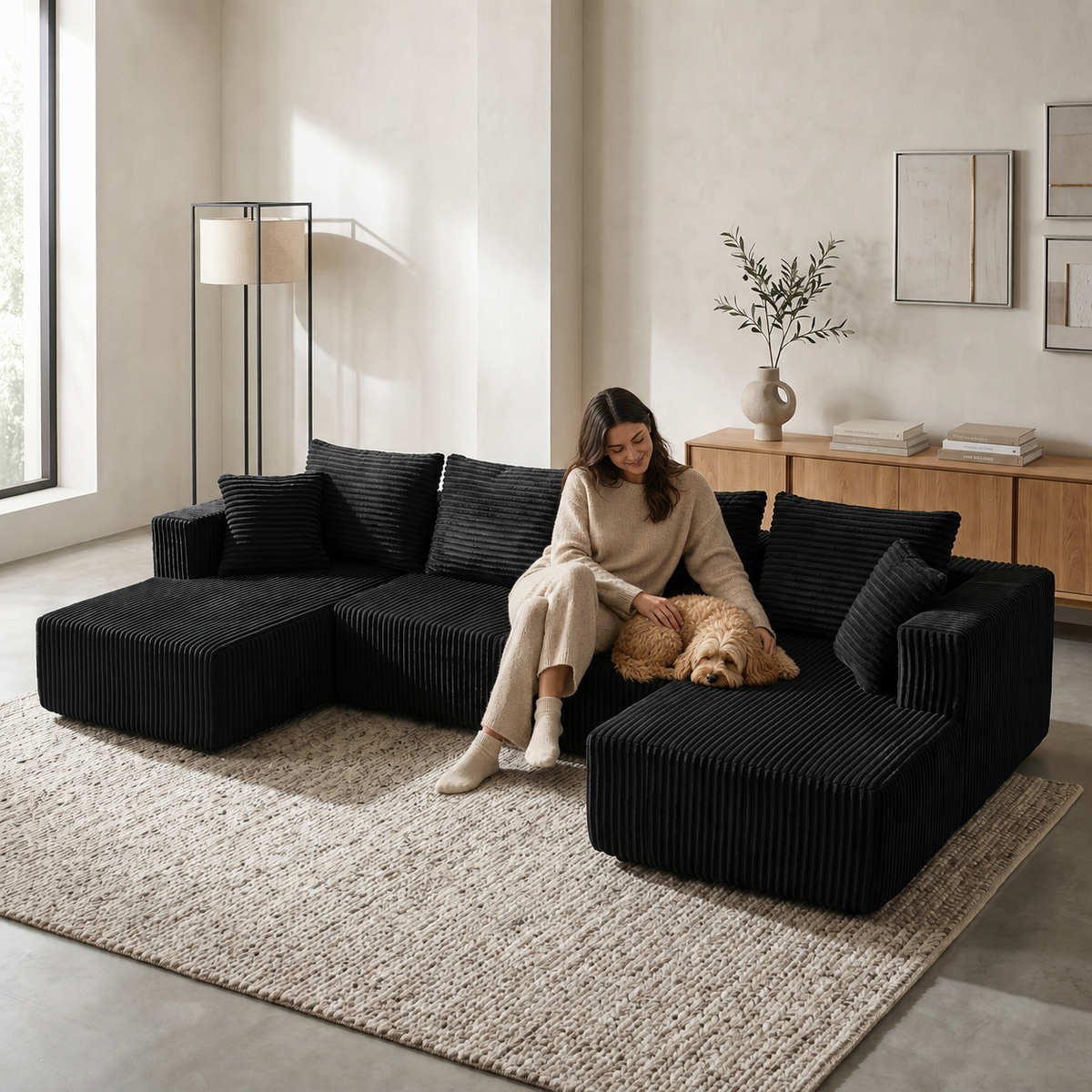 132.1 Inch Modular Sectional Sofa