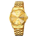 Business Solid Steel Band Calendar Casual Waterproof Watch