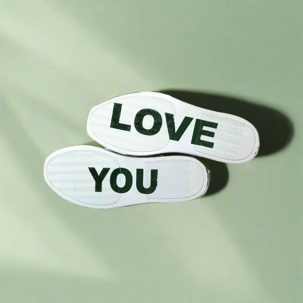 Michaela V Amare Women's White Italian Leather Sneakers