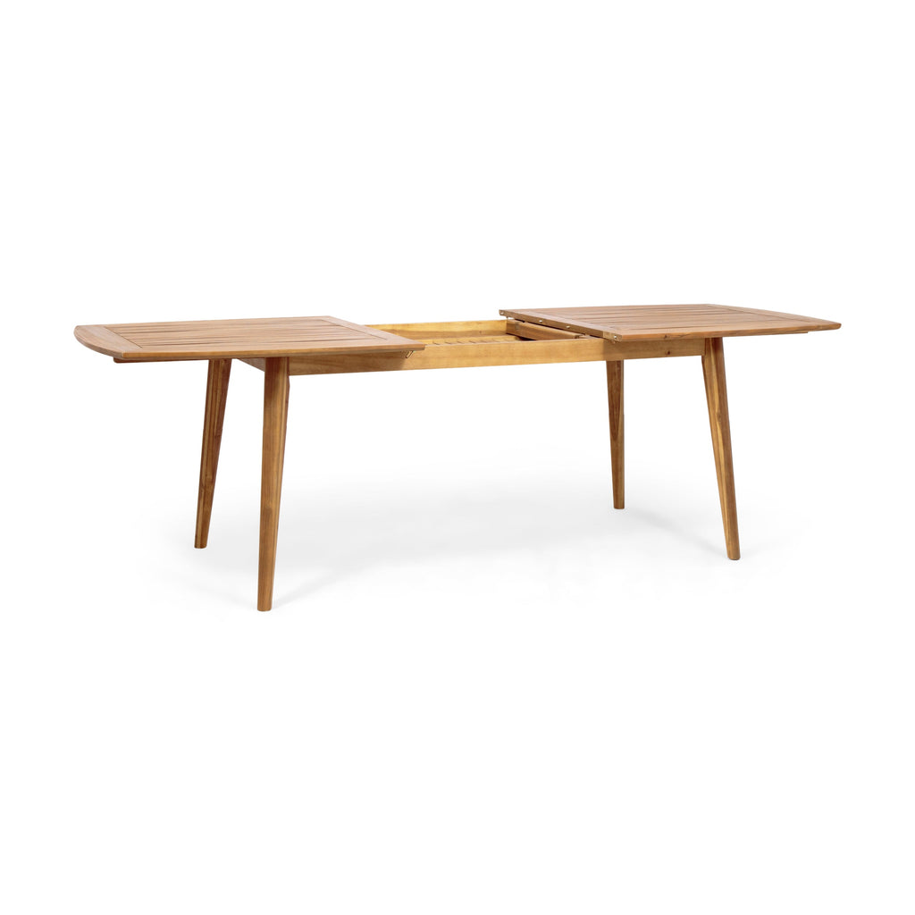 Outdoor Acacia Wood Expandable Dining Table