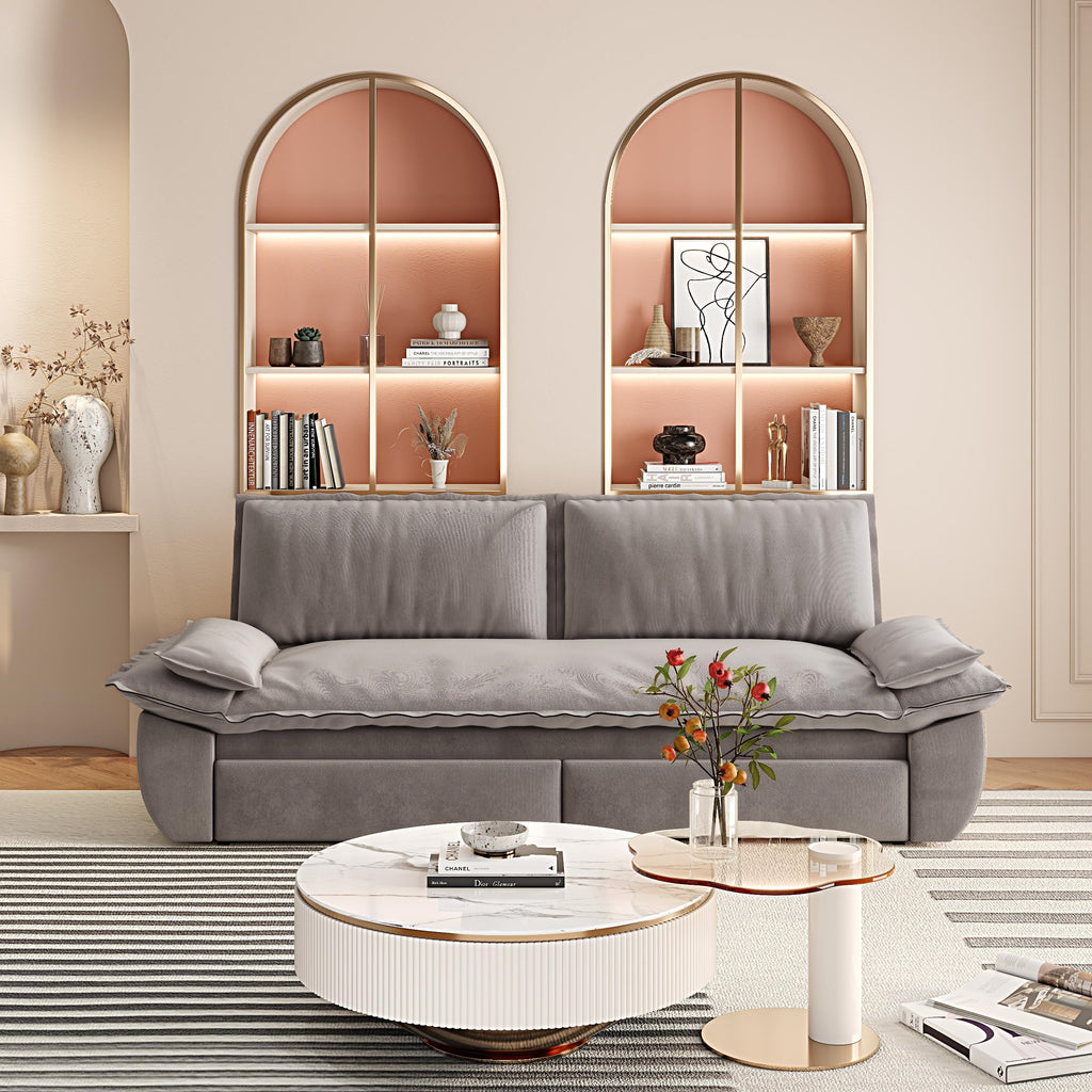 73.2" Queen Pull Out Sofa Bed