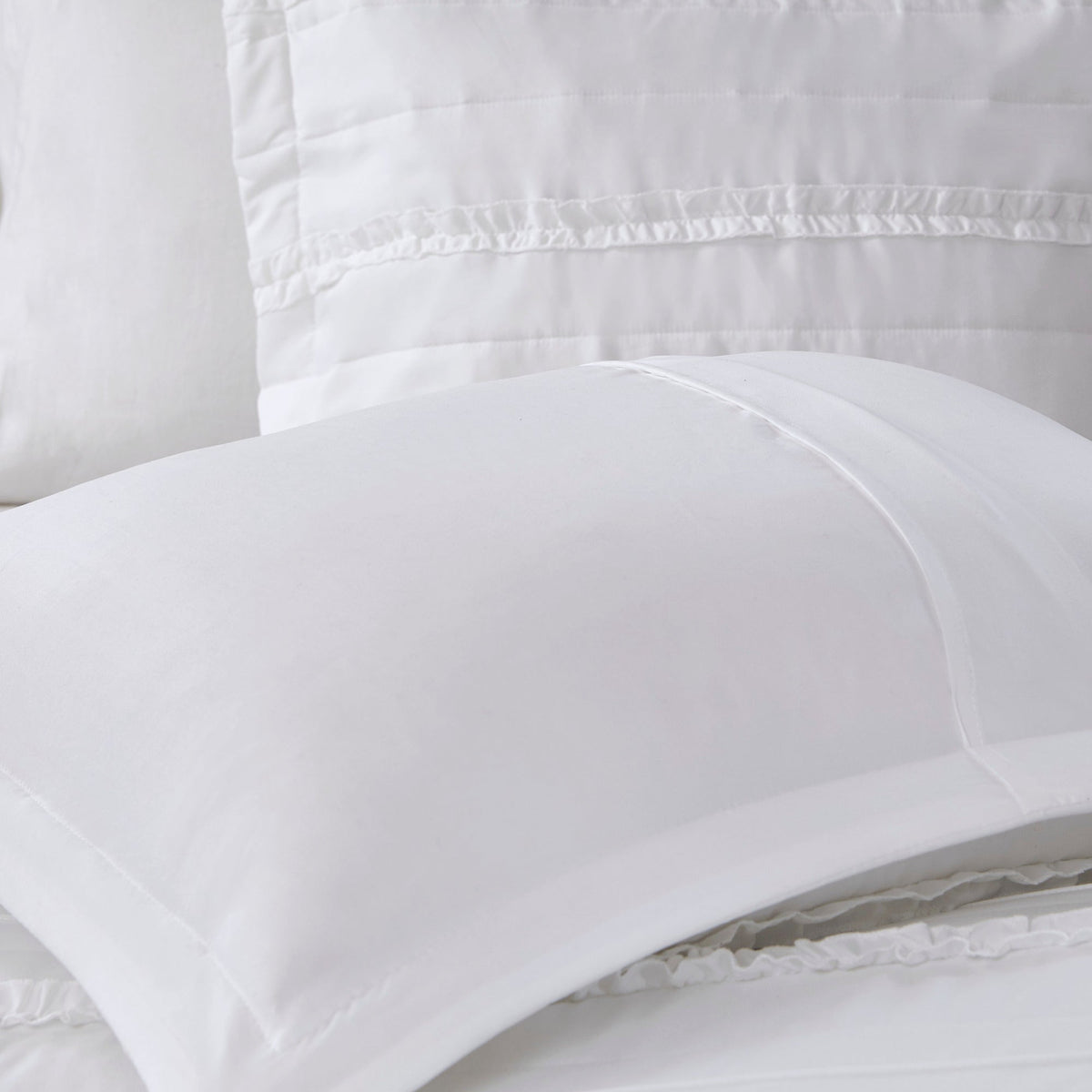 5 Piece Ruffled Comforter Set