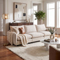 99 in. 3-Piece Modular Free Combination Sectional Sofa Couch