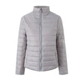 Womens Mid-Length Warm Hooded Cotton Coat In Lambswool