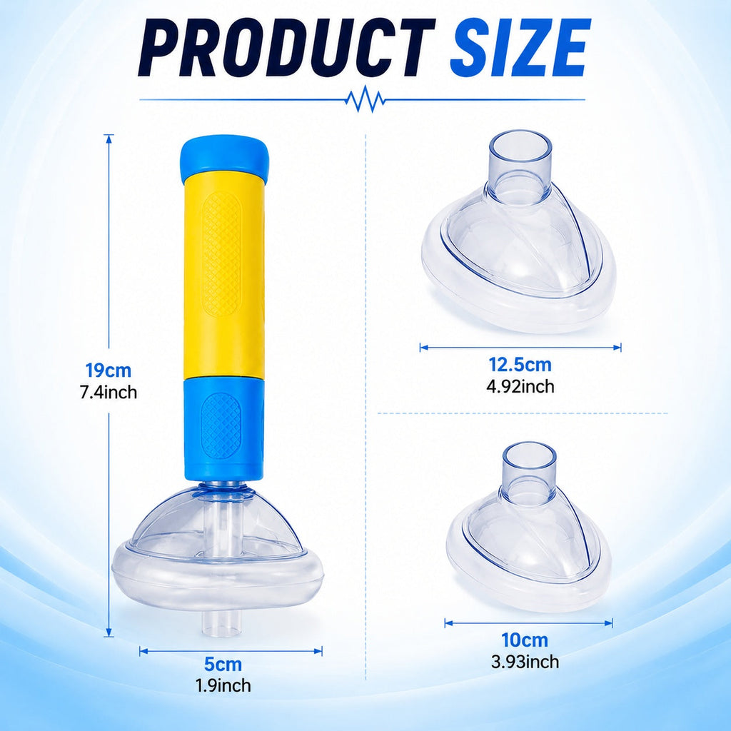 Anti Choking Rescue Device For Kids And Adults Eco-Friendly Multi-Purpose Airway Suction Device For Home Travel First Aid Kit