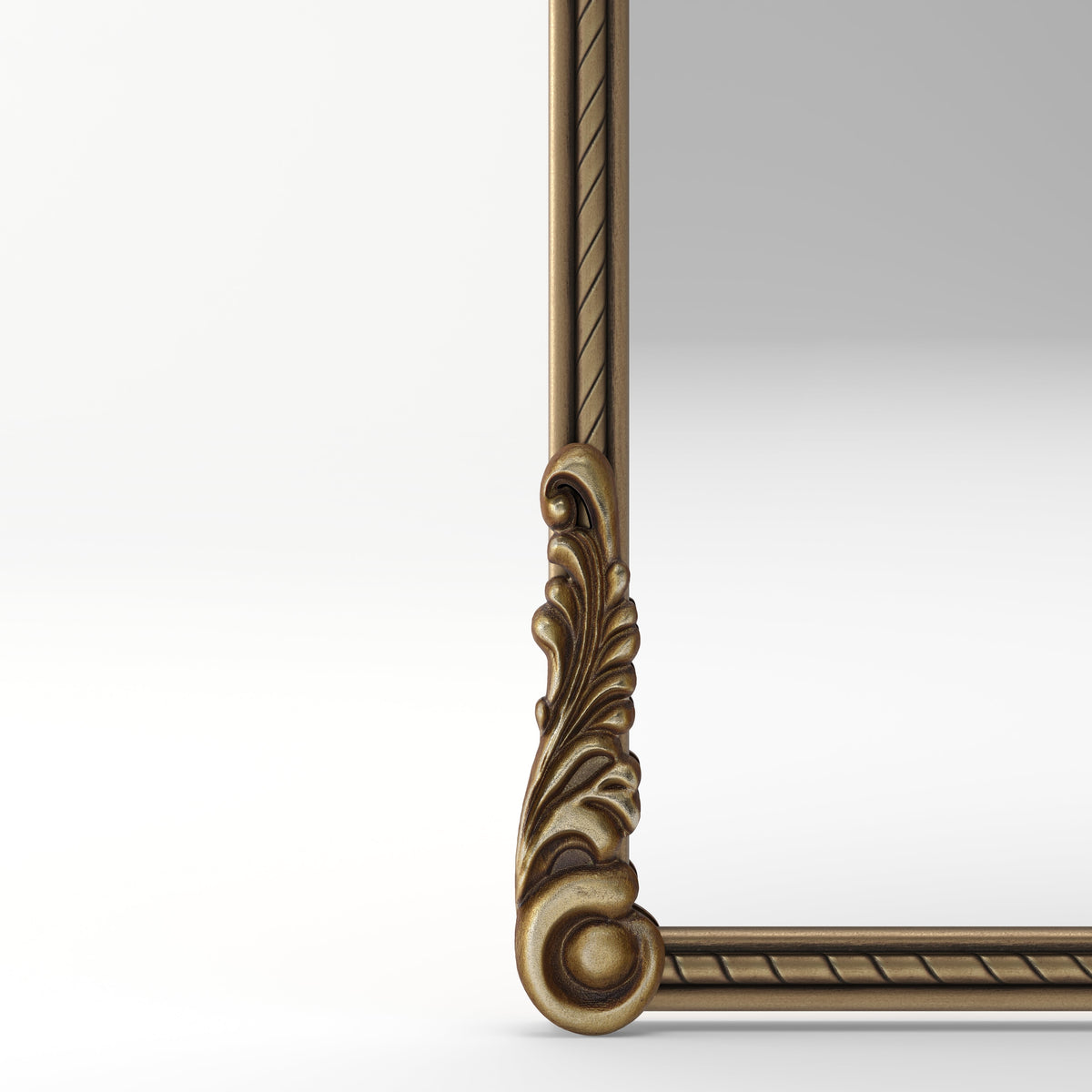 Arch Oval Vintage Relief Mirror Wall Hanging