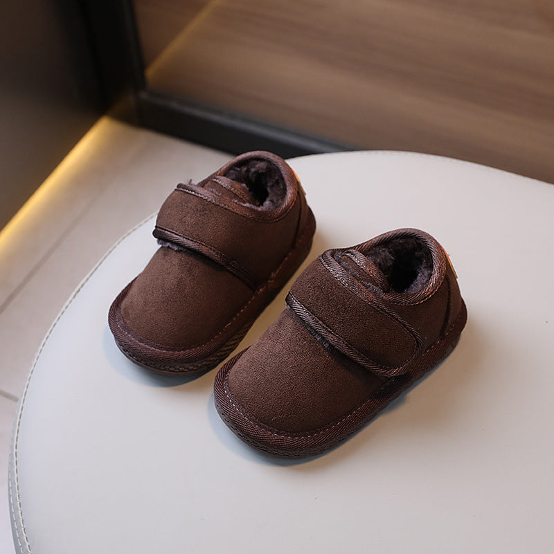 Boys Fleece-lined Cotton Boots