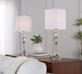 26" Contemporary Crystal Table Lamp