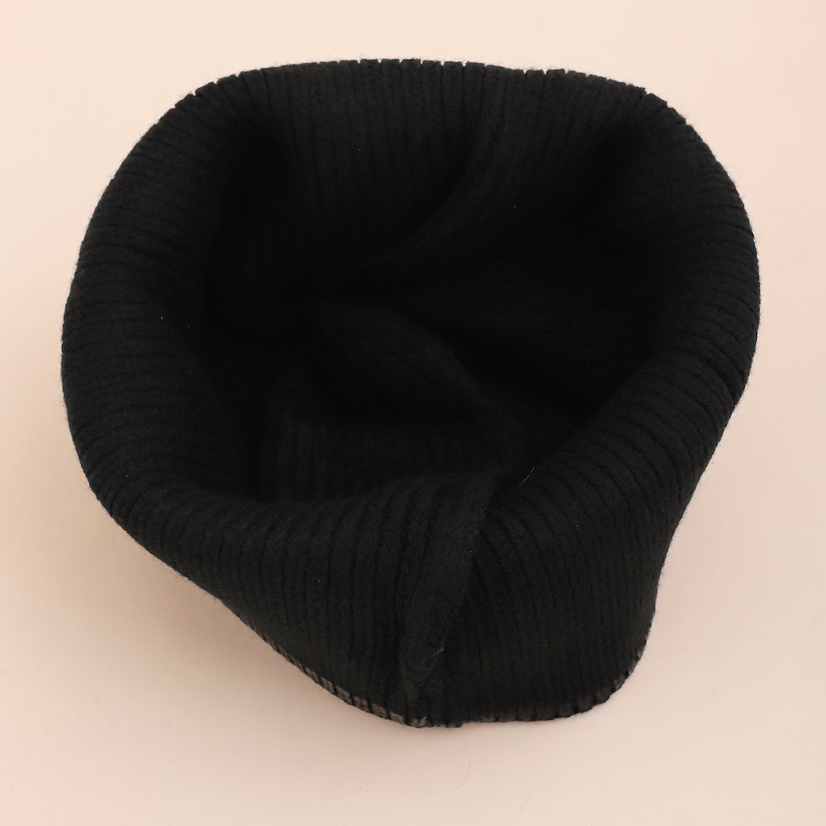 Colorful Stamped Gold Large Wooly Ball Knitted Hood For Autumn Winter With Vertical Stripes And Flared Edges  Warm And Stylish Knitted Hat