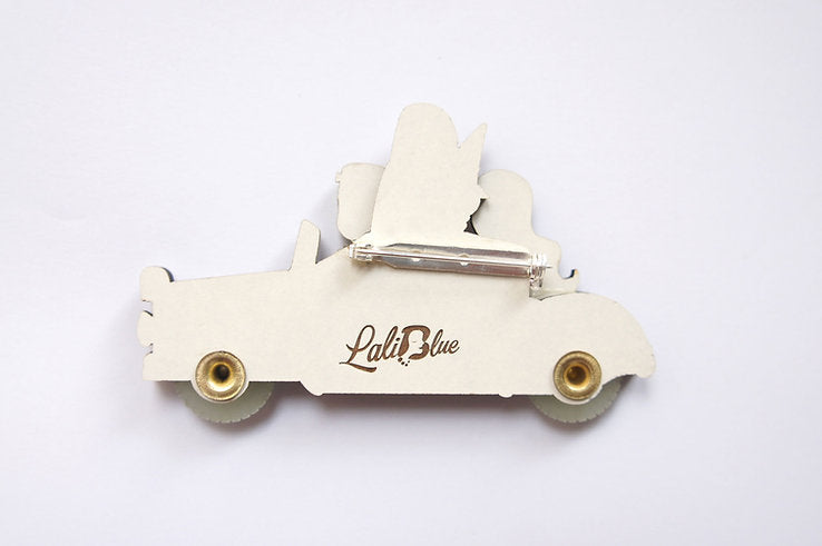 Frankenstein’s Car Brooch by Laliblue | PRE-ORDER SHIPS IN 2-3 WEEKS