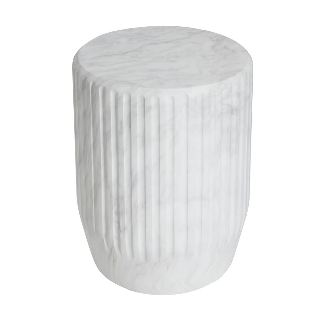 Outdoor Cicci Carved Side Table