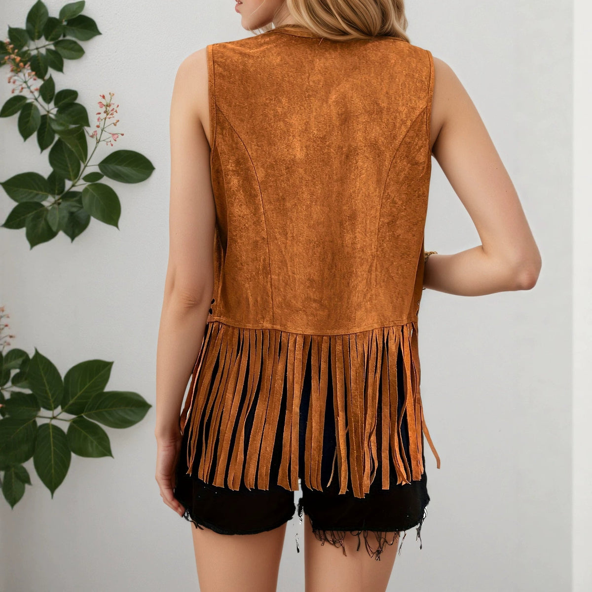 Casual Fashionable And Elegant Mid-length Cardigan Vest