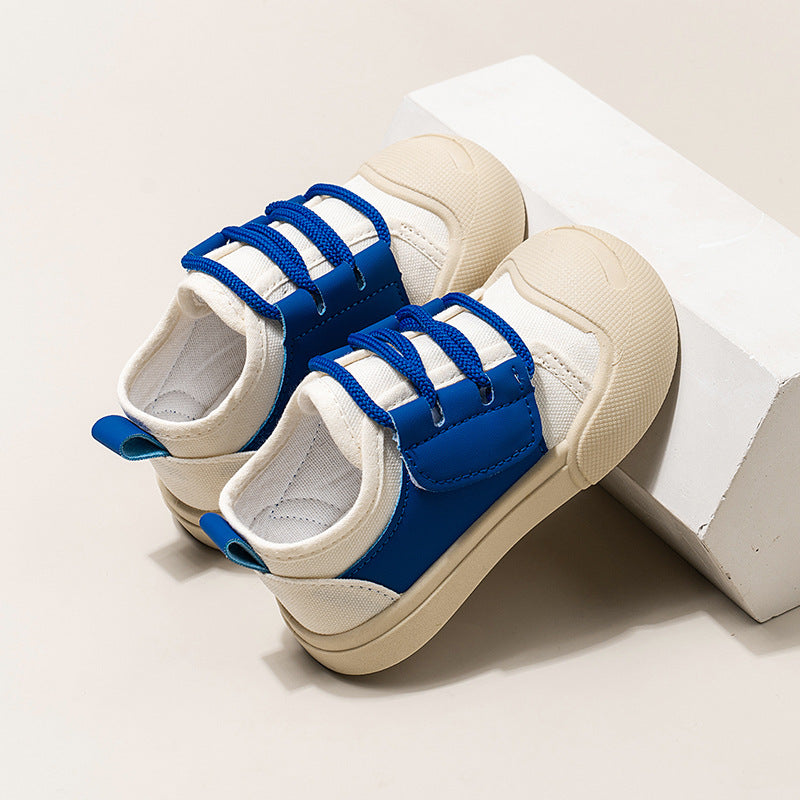 Dopamine Color Matching For Children Canvas Shoes