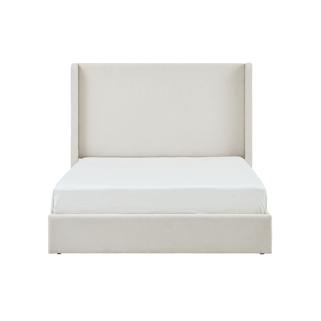 Carmen Upholstered Wingback Bed