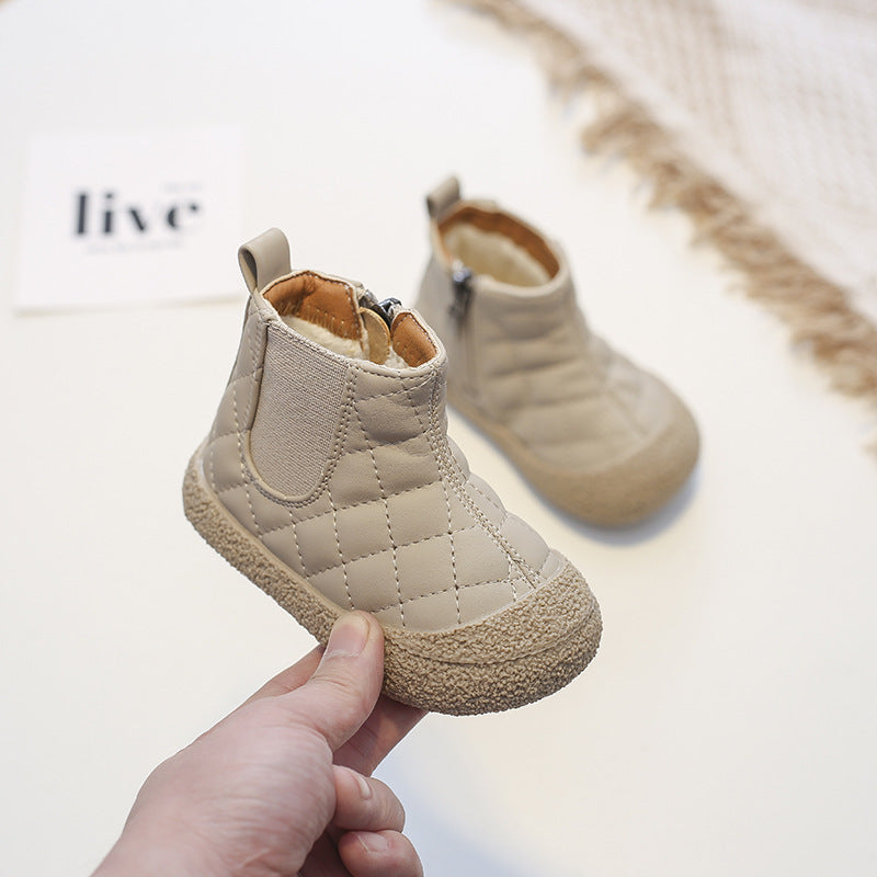 Childrens Soft-soled Comfortable And Warm Cotton Boots