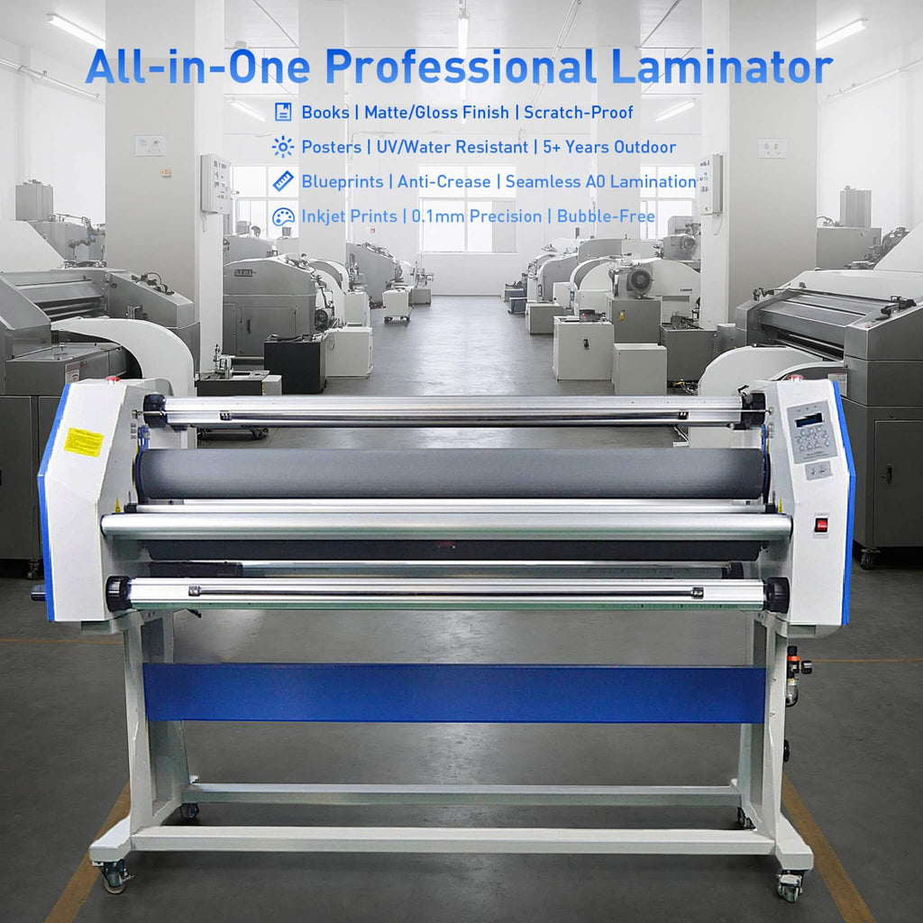67-Inch Full-Auto Wide-Format Industrial Cold Laminator With Trimmer (SAK72193)