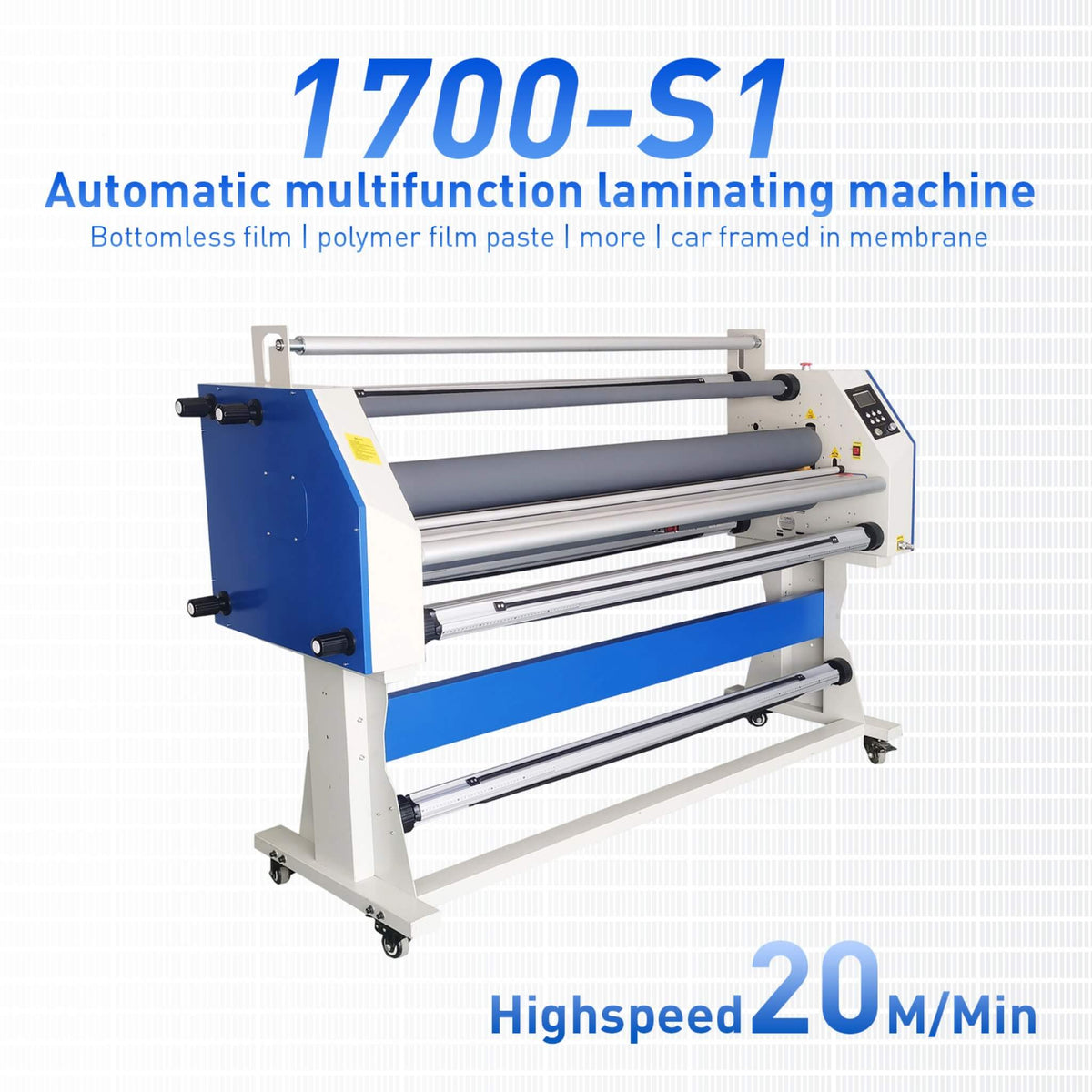 67-Inch Full-Auto Wide-Format Industrial Cold Laminator With Trimmer (SAK72193)