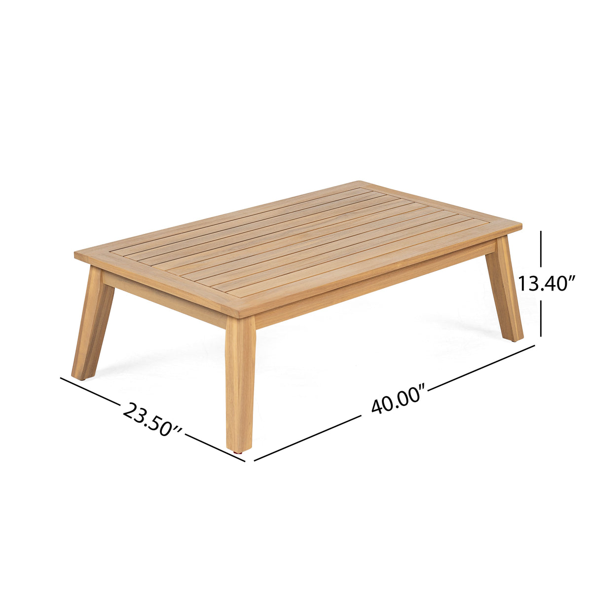 Acacia Outdoor Loveseat & Coffee Table for Patio