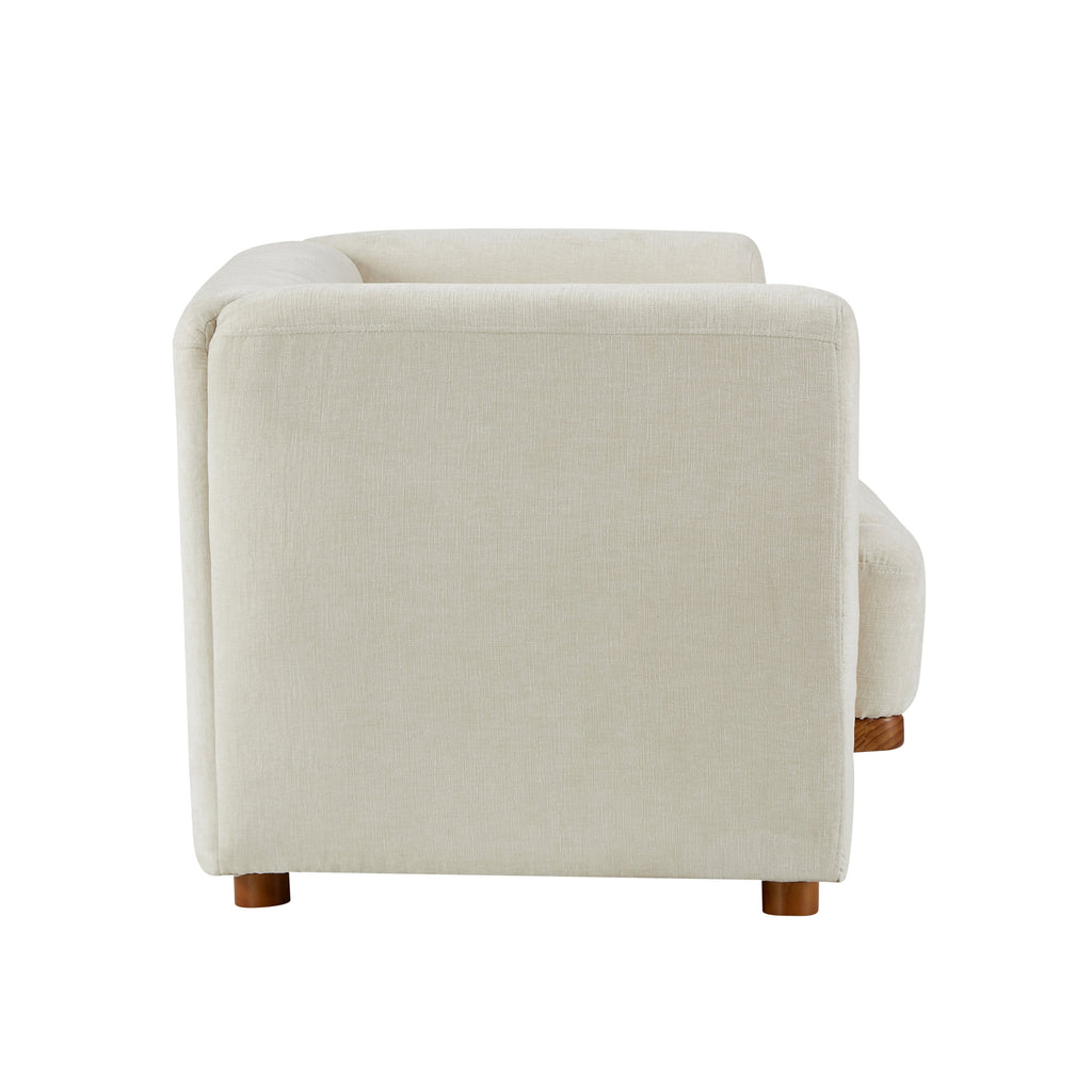 Flow 79 In. Modern Upholstered Chenille Sofa