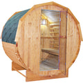 Traditional Cylindrical Stove Double Sauna Room