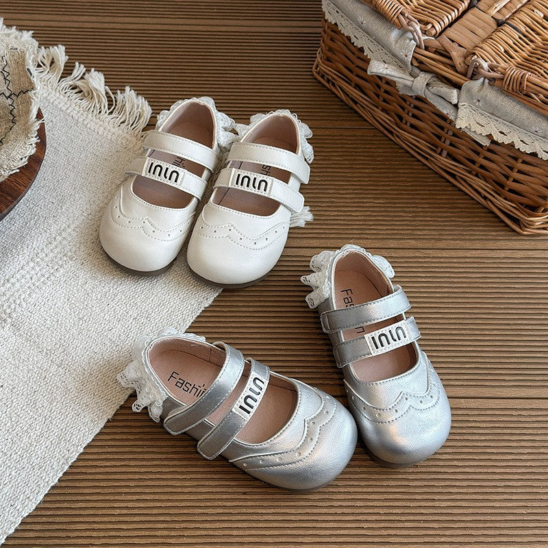 2026 Spring Cute Girls Princess Shoes, Toddler Kids Loafers, Fashion Mary Jane Flats For Little Girls