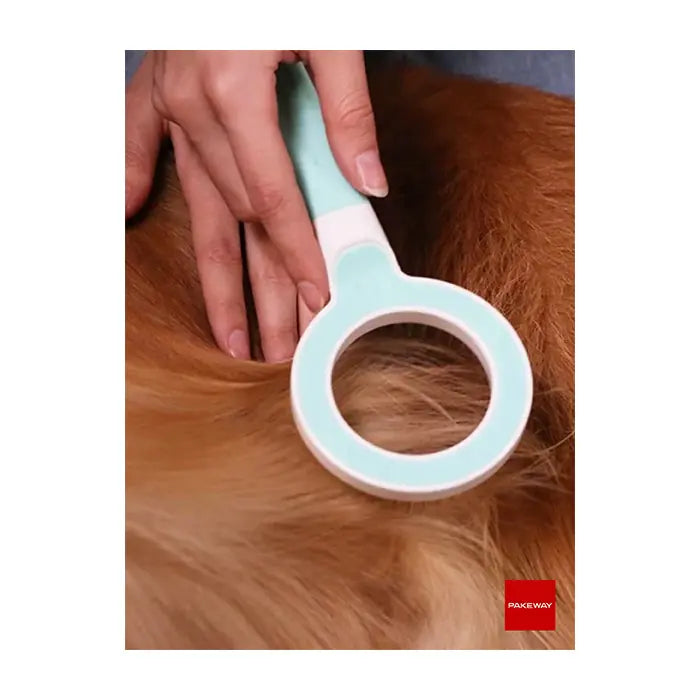 Pakeway O+ Series Magnifying Grooming and Massage Brush Pink